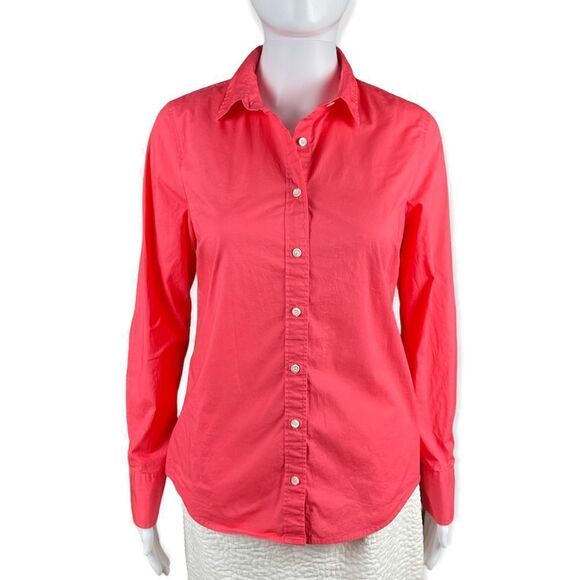 𝅺J. Crew Stretch Perfect Coral Button Down, size S - VGUC - Picture 1 of 5